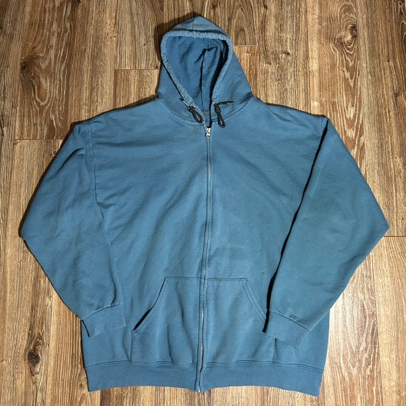 Fruit of the Loom Other - Faded Blue Fruit Of Loom Zip-Up Hoodie